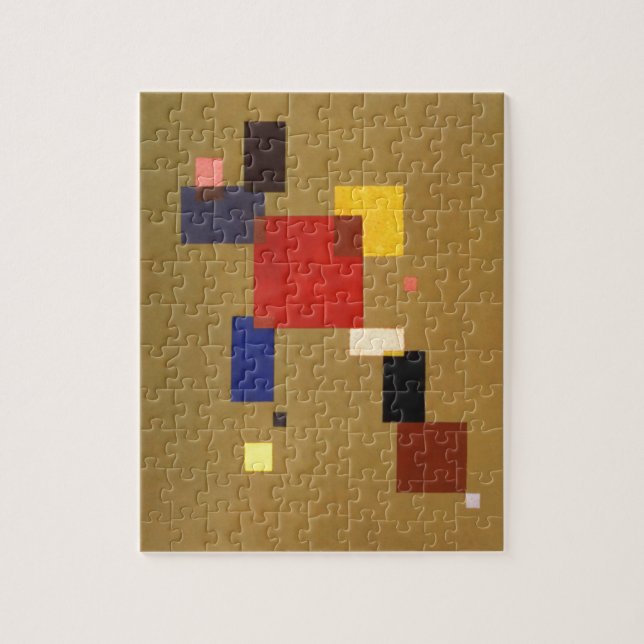 Puzzle Kandinsky Trece Rectángulos Resumen Pintura (Vertical)