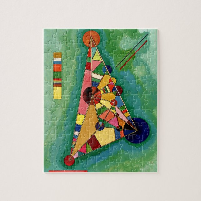 Puzzle Kandinsky - Triángulo multicolor (Vertical)