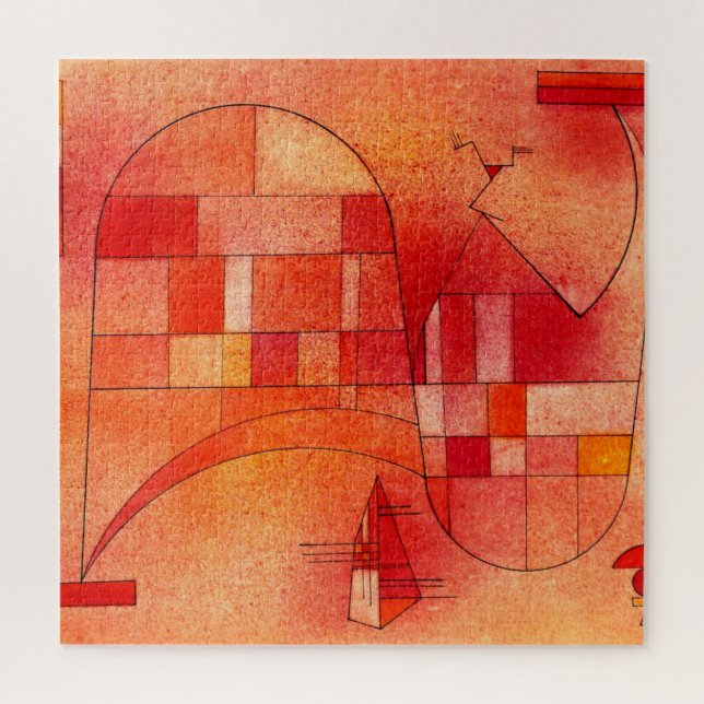 Puzzle Kandinsky - Yellow Pink (Vertical)