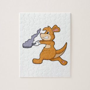 Puzzle Kangaroo: Cocina con Pan