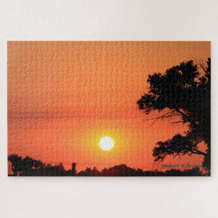 Puzzle Kansas Golden Naranja Sunset