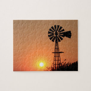 Puzzle Kansas Golden Naranja Sunset