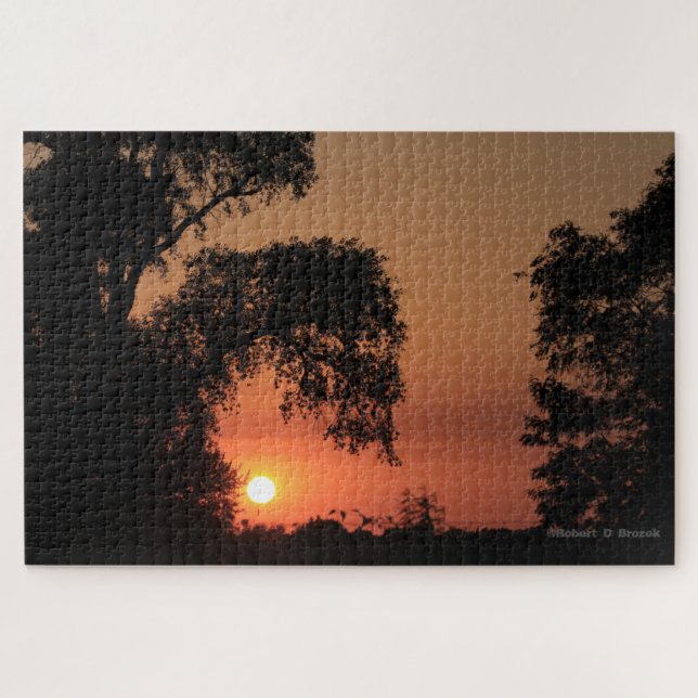 Puzzle Kansas Golden Sunset (Horizontal)