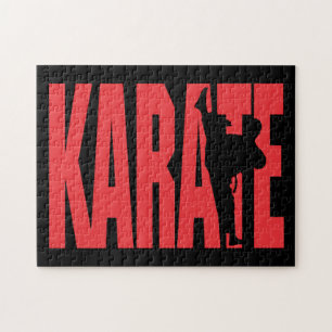 Puzzle Karate en rojo