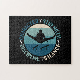 Puzzle Karate femenino - Chicas Bandera de Estados Unidos