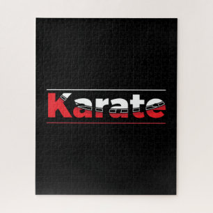 Puzzle Karate Martial Arts Red