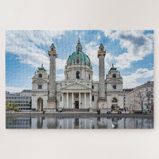 Puzzle Karlfalche en Viena, Austria (Horizontal)