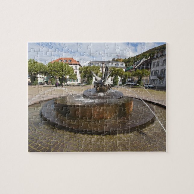 Puzzle Karlsplatz (plaza de Karl), casco antiguo Heidelbe (Horizontal)