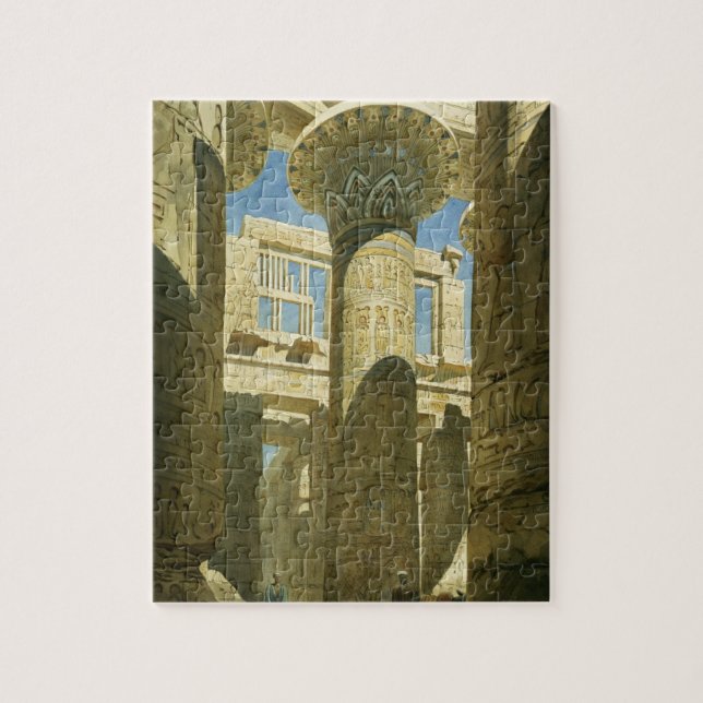 Puzzle Karnak, c.1866 (w/c en el papel) (Vertical)