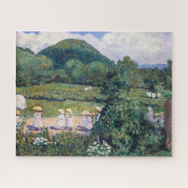 Puzzle Károly Ferenczy - picnic en mayo (Día de verano) (Horizontal)
