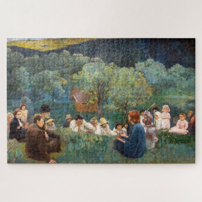 Puzzle Károly Ferenczy - Sermón de la Montaña (Horizontal)