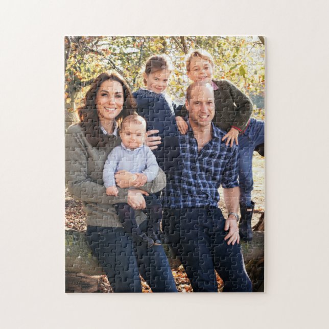 Puzzle Kate, William y los niños (Vertical)