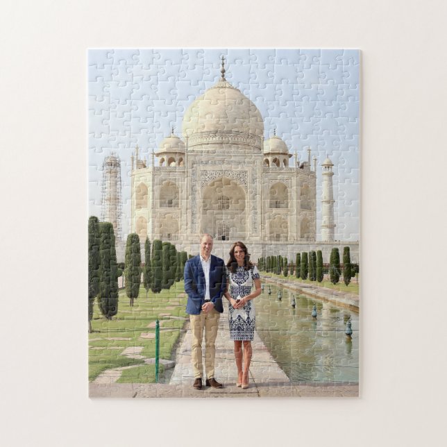 Puzzle Kate y William - Taj Mahal (Vertical)