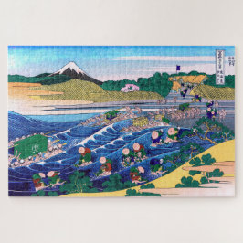 Puzzle Katsushika Hokusai - Fuji de Kanaya en Tokaido