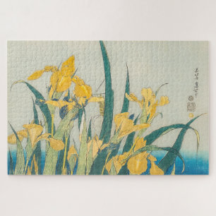 Puzzle Katsushika Hokusai - Grasshopper e Iris