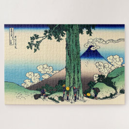 Puzzle Katsushika Hokusai - Paso de Mishima en la provinc