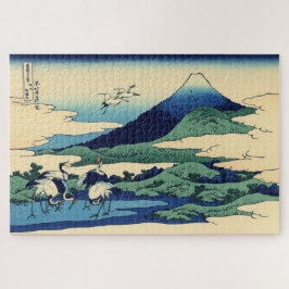 Puzzle Katsushika Hokusai - Umegawa en la provincia de Sa