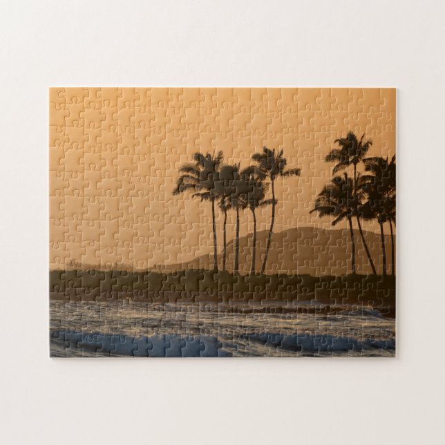 Puzzle Kauai Hawaii Ocean Sunset Poipu (Horizontal)