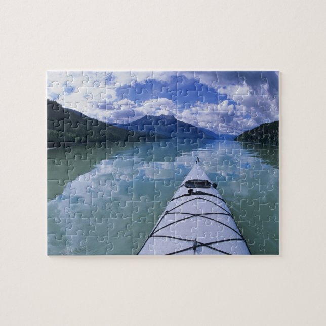 Puzzle Kayak al final del Lago Azure en Wells (Horizontal)