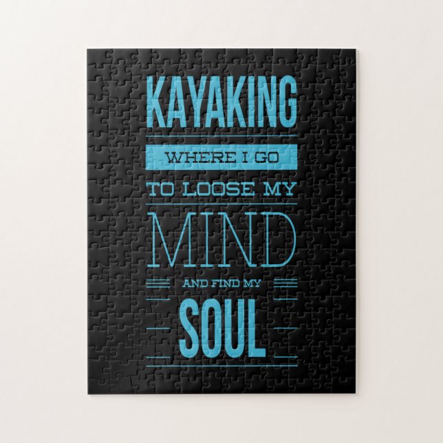 Puzzle Kayak Donde Voy A Perder Mi Mente (Vertical)