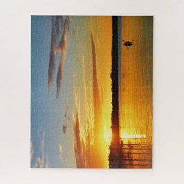 Puzzle Kayaker de Florida al atardecer 16x20