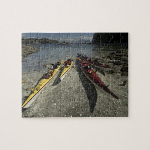Puzzle Kayaks en la isla Dicebox, grupo Broken Island,
