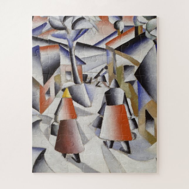 Puzzle Kazimir Malevich - Mañana En El Pueblo (Vertical)
