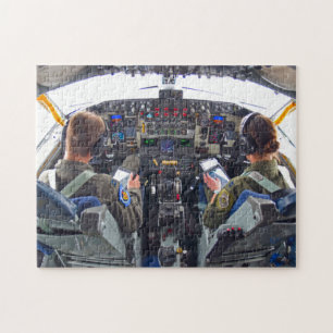 Puzzle KC-135R ESTRATÁNKER COCKPIT (11x14 PULGADAS)