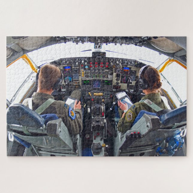 Puzzle KC-135R ESTRATÁNKER COCKPIT (20x30 PULGADAS) (Horizontal)