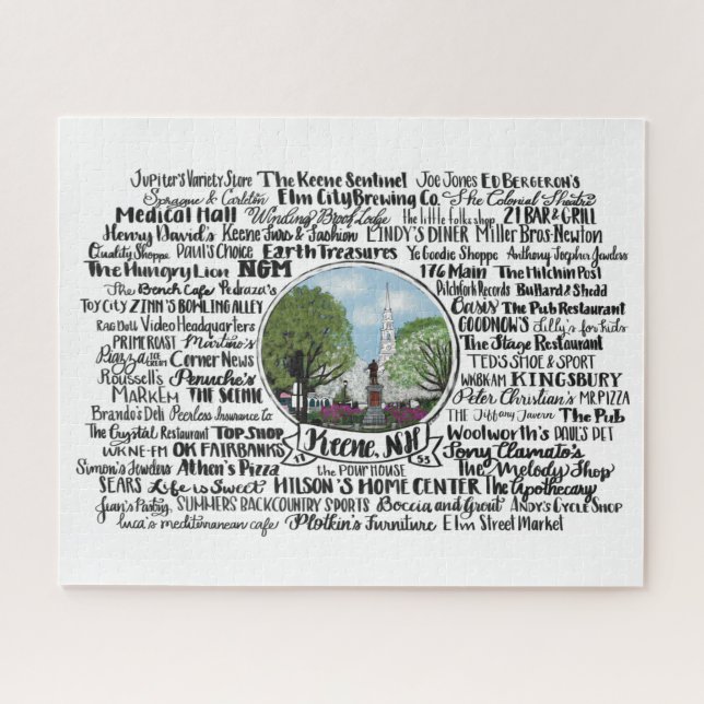 Puzzle Keene, NH - De vez en cuando (Horizontal)