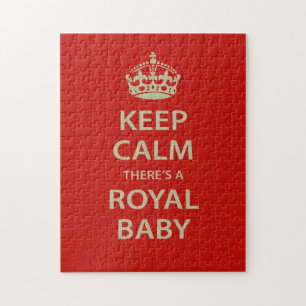 Puzzle Keep Calm There's A Royal Baby