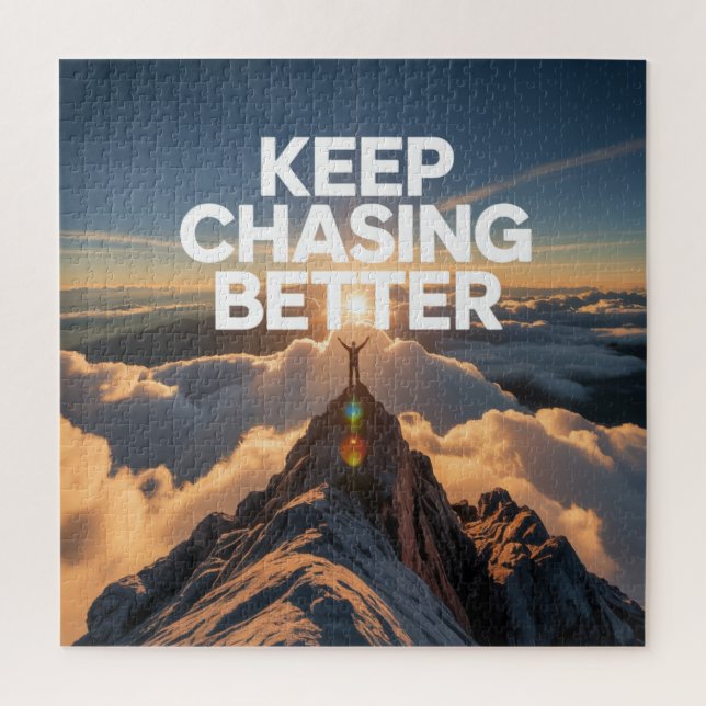 Puzzle Keep Chasing Better (Vertical)