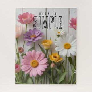 Puzzle "Keep It Simple" Floral