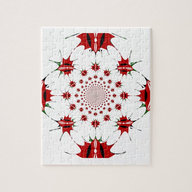 Puzzle Kenia mágica: La identidad cultural Kaleidoscope � (Vertical)