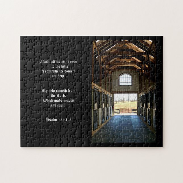 Puzzle Kentucky View from the Barn, Psalm 121:1-2 (Horizontal)
