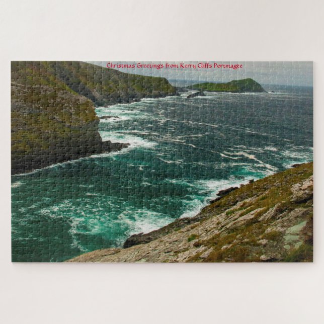Puzzle Kerry Cliffs Portmagee Kerry Ireland. Jigsaw Puzzl (Horizontal)
