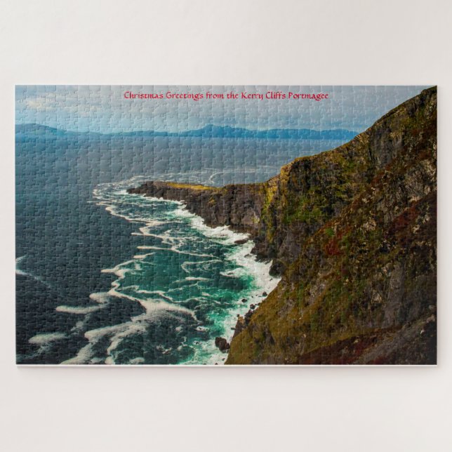 Puzzle Kerry Cliffs Portmagee Kerry Ireland. Jigsaw Puzzl (Horizontal)