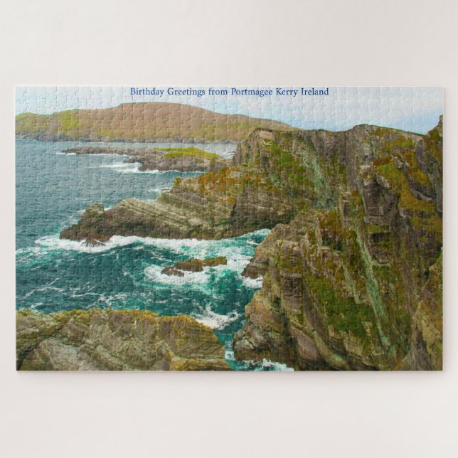 Puzzle Kerry Cliffs Portmagee Kerry Ireland. Jigsaw Puzzl (Horizontal)
