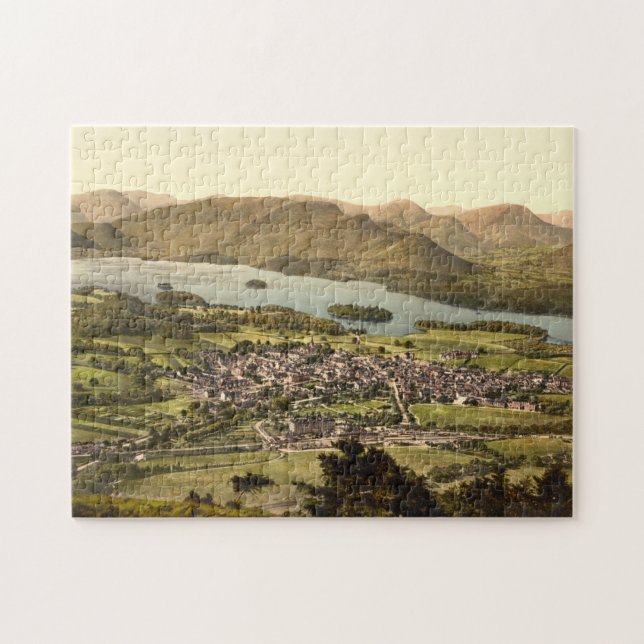 Puzzle Keswick II, Derwentwater, distrito del lago, (Horizontal)