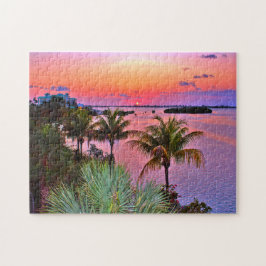 Puzzle Key West Florida.Saludos de Navidad