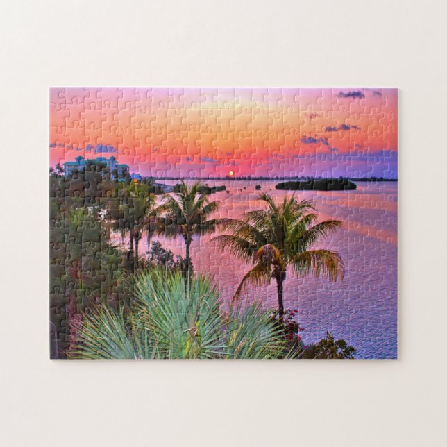 Puzzle Key West Florida.Saludos de Navidad (Horizontal)