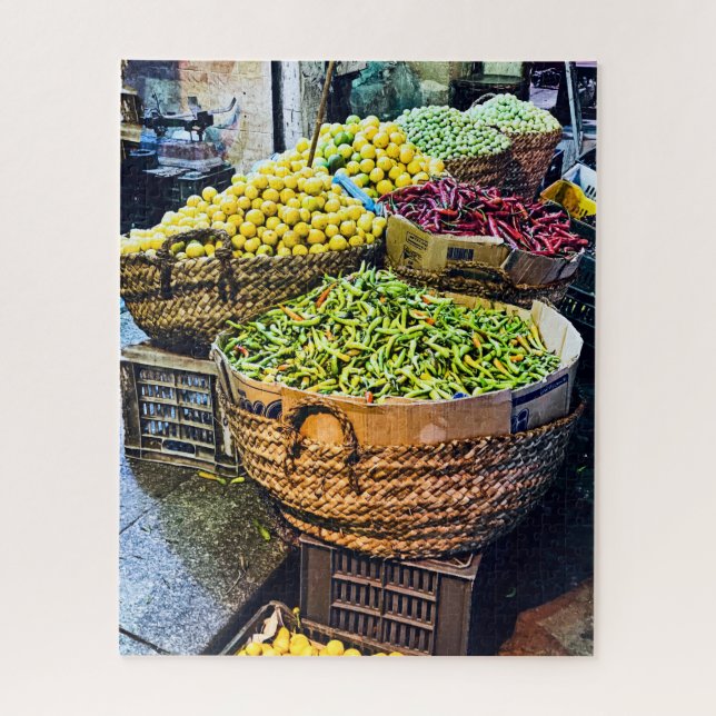 Puzzle Khan el Khalili Bazaar Food (Vertical)