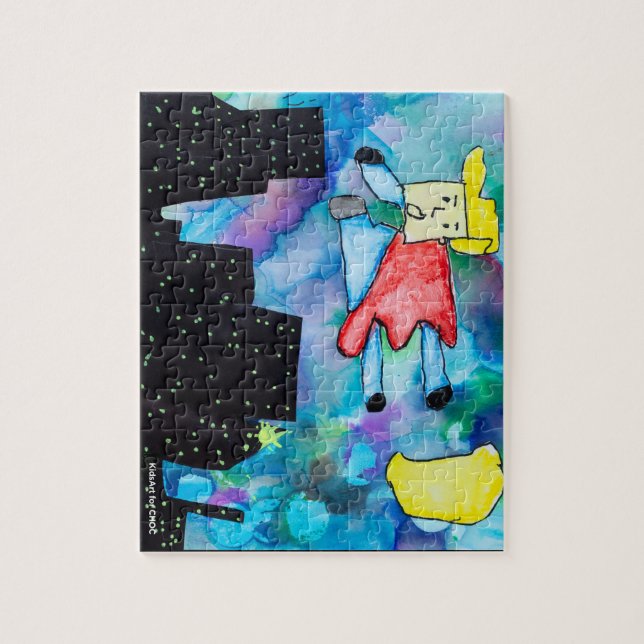 Puzzle KidsArt para CHOC - Super Hero (Vertical)