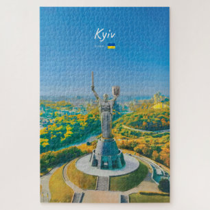 Puzzle Kiev, Ucrania - Monumento a la Madre Ucrania