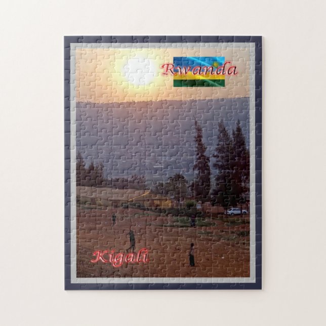 Puzzle Kigali - Ruanda - Panorama - (Vertical)
