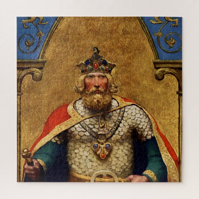 Puzzle “King Arthur” by NC Wyeth (Vertical)