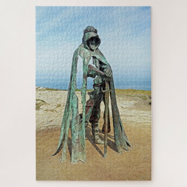 Puzzle - King Arthur Cornwall Beach Reino Unido (Vertical)