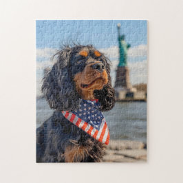 Puzzle King Charles Cocker Spaniel en Nueva York