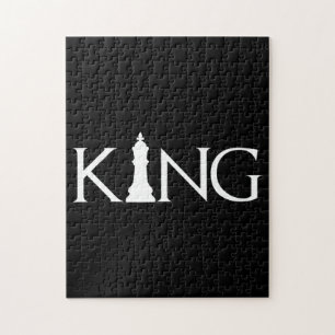 Puzzle King Chess Piece Halloween Disfraces de ajedrez Lo