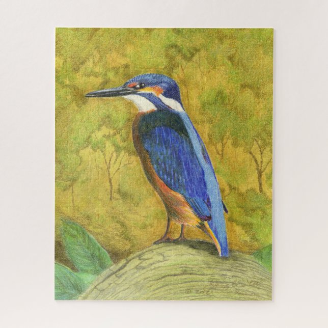 Puzzle Kingfisher (Vertical)